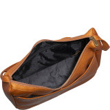 Top Zip Hobo With Front Open pocket