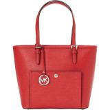 Jet Set Medium Top Zip Snap Pocket Tote