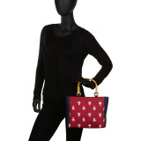 Bamboo Handle Lobster Mini Tote