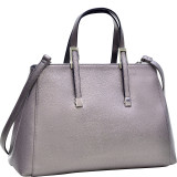 Faux Buffalo Classic Briefcase with Removable Shoulder Strap