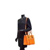 Structured Patent Faux Leather Satchel