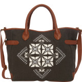 Canvas Geo Printed Tote