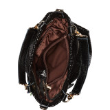 Snakeskin Satchel