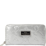 Frozen Silver Glitter Embossed Wallet