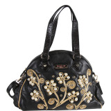 Tilly Beaded Flowers Satchel Bag