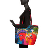 Wild Horses of Fire Shoulder Tote