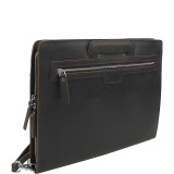 Leather Slim Portfolio Carrying Case