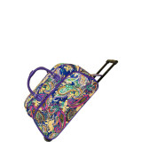 Multi Paisley 21" Rolling Duffel Bag