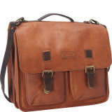 Vintage Two Toned Executive Messenger Briefcase