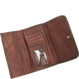 Cross My Heart Ladies Tri-Fold Clutch Wallet