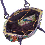 Hand Painted Large Drawstring Shopper