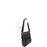 Printed Triple Zip Crossbody