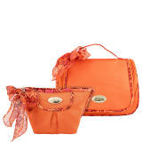 2 Piece Toiletry and Cosmetic Travel Bag Set