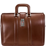 Morgan Leather 17" Litigator Laptop Brief