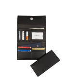Women's RFID Blocking Wallet Trifold Leather with RFID Checkbook Holder 2-in-1