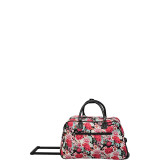 Flowers 21" Rolling Duffel Bag