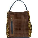 Classic Convertible Handbag - Cheetah Haircalf