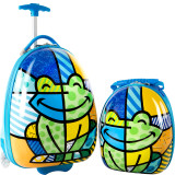 Britto Egg Shape Luggage with Backpack