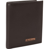 "Hackney" Collection Leather RFID Slim Square Passcase Wallet