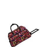 Iridescent Paisley 21" Rolling Duffel Bag