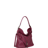 Zipped Jacket Effect Hobo