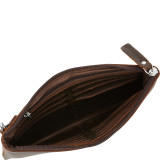 Full Grain Leather Large Clutch Zipper Wallet