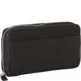 Large Full Zip Organizer Clutch Wallet
