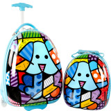Britto Egg Shape Luggage with Backpack