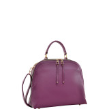 Buffalo Faux Leather Dome Satchel