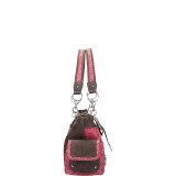 Western Style Rhinestone Buckle Camo Handbag
