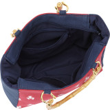 Bamboo Handle Lobster Mini Tote