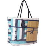 Beach Bound Beach Canvas Tote