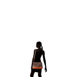Kimberley Two-Tone Double Zipper Satchel