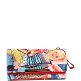 London Girl Print Wallet