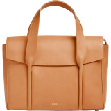 Beatrix Leather Flap Satchel