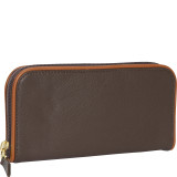 Roomy Zip Clutch Wallet