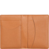 Recycled Twill and Leather Front Pocket Wallet