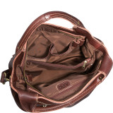 Elizabeth Two Pocket Leather Hobo