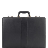 Premium Leather-like Attaché, Hard-sided with Combination Locks