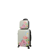 Flower Bloom 4-piece Lightweight Hardside Spinner Luggage Set