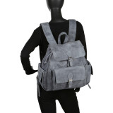 Backpack with Flap Over Pockets