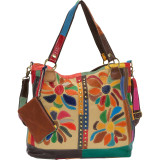 Rosalie Canvas/Leather Tote