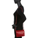 Full Flap Multi Compartment Organizer Shoulder Bag