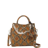 Snakeskin Shoulder Bag