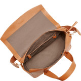Beatrix Leather Flap Satchel