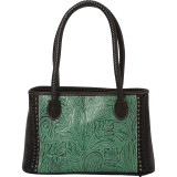 Floral Leaf Pattern in Tooling Handbag