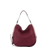 Dahlia Quilted Hobo By Mia K. Farrow