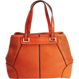 Perforated Nappa Satchel