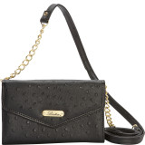 Ostrich Brights Crossbody Wallet