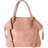 PU Leather Tote Diaper Bag with Baby Changing Pad and Bottle Insulation
